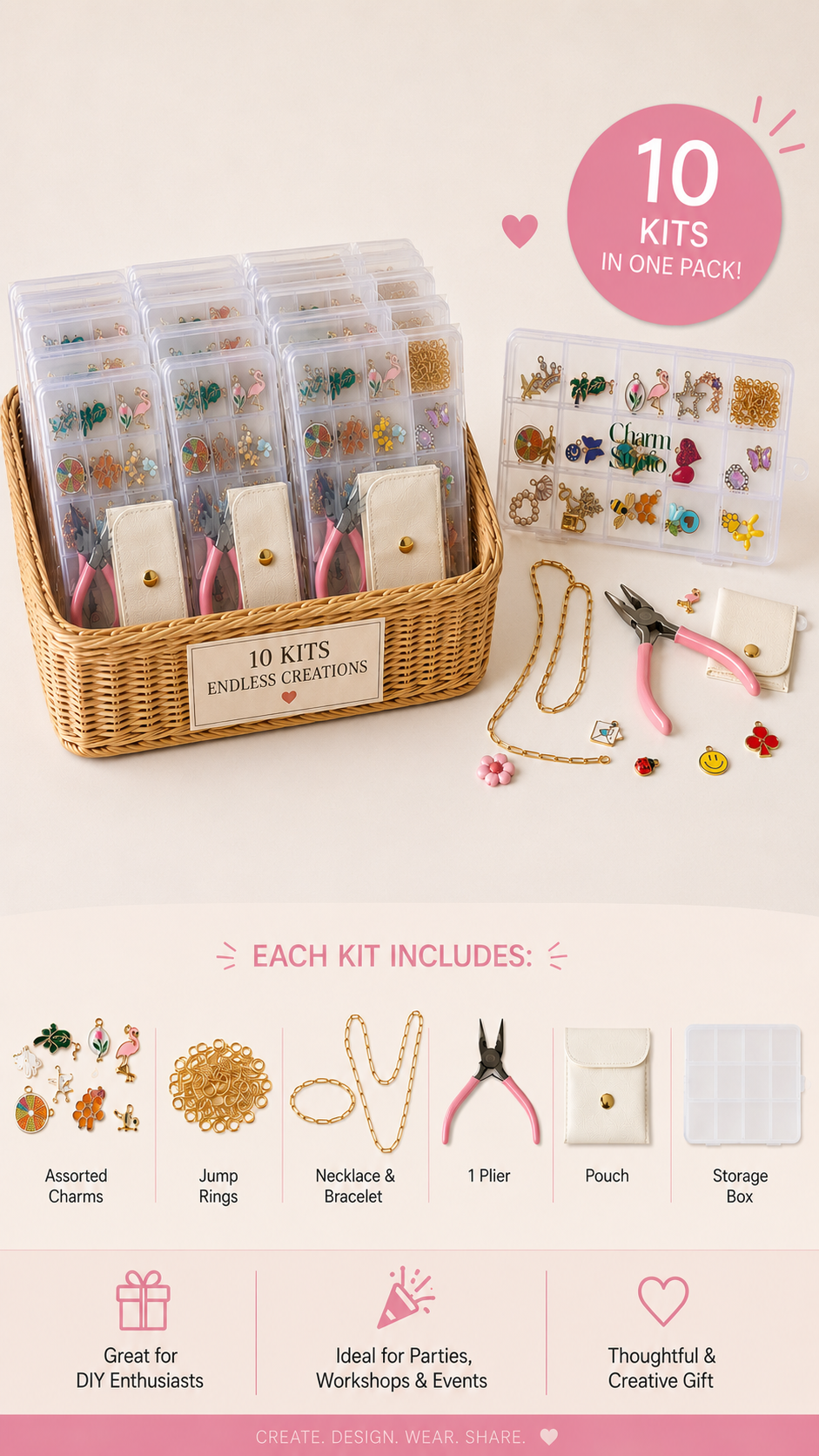 Bundle DIY Charm Kit