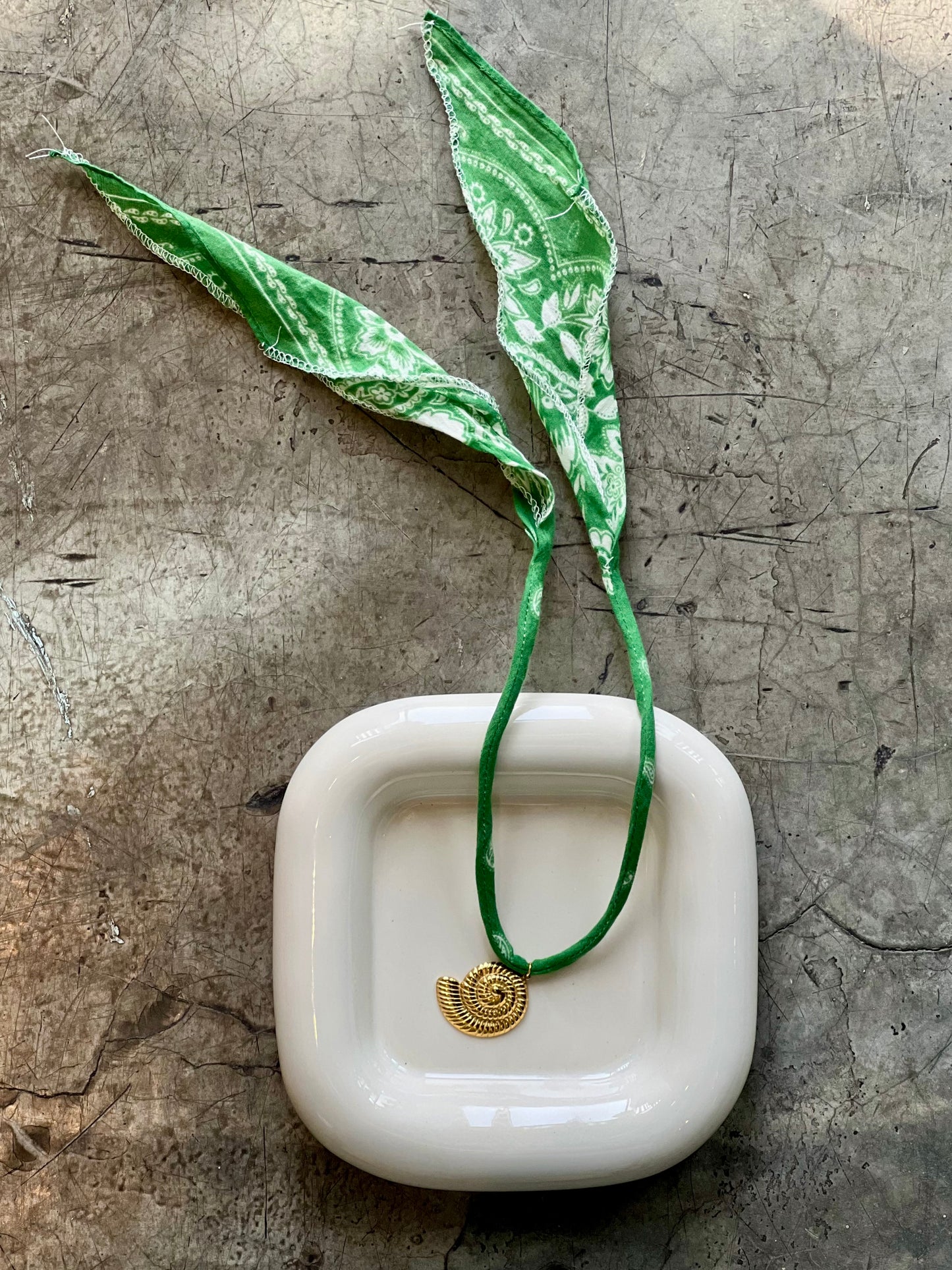 Green Bandana X Charm
