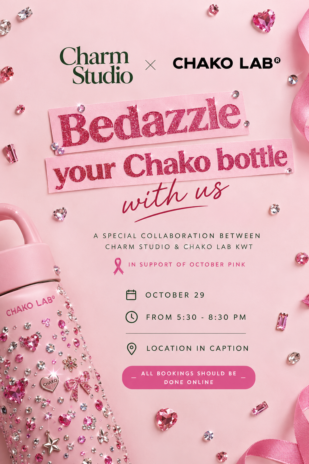 Bedazzle Your Chako Bottle - Workshop
