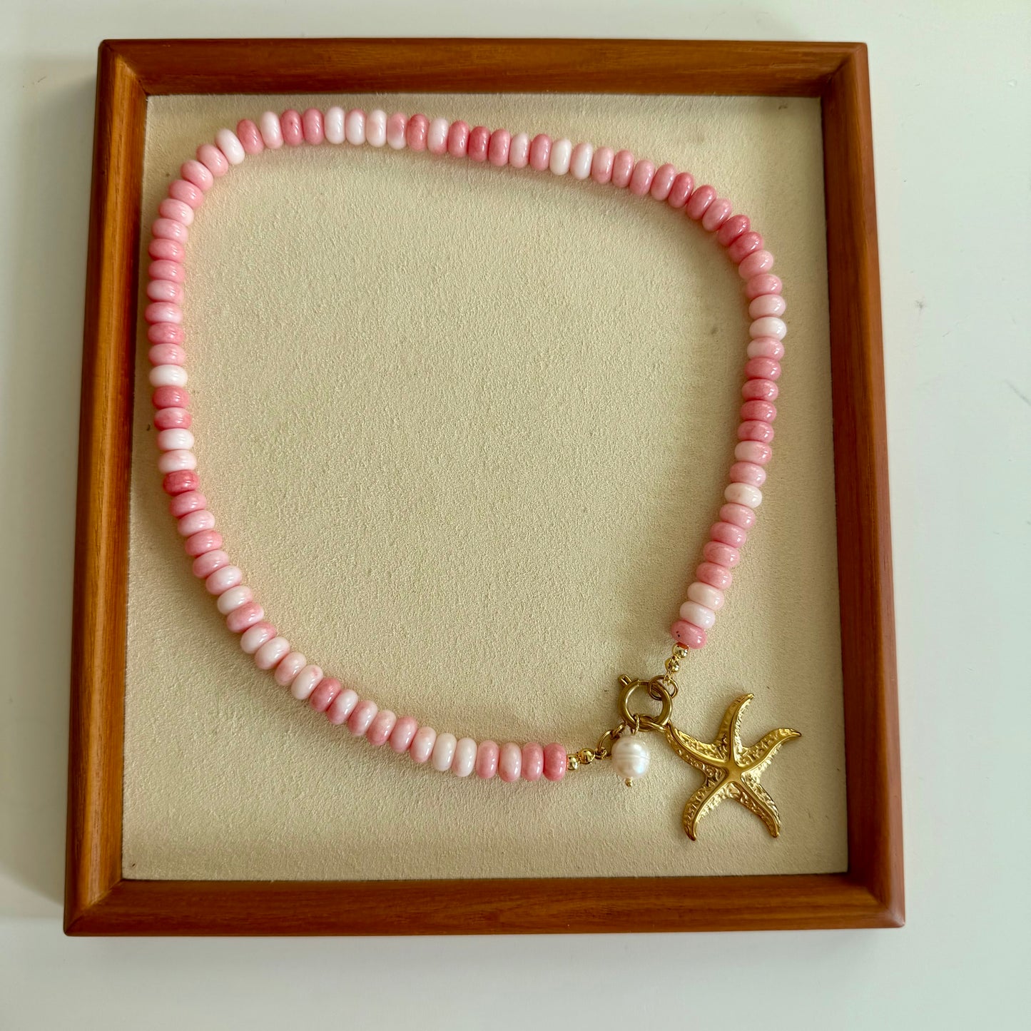 Sea Star & Pink Beads