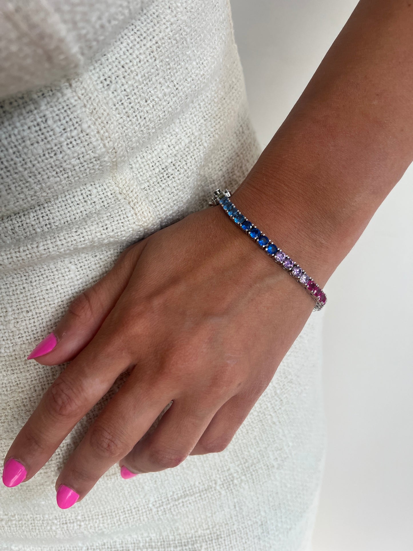 Colorful Tennis Bracelet