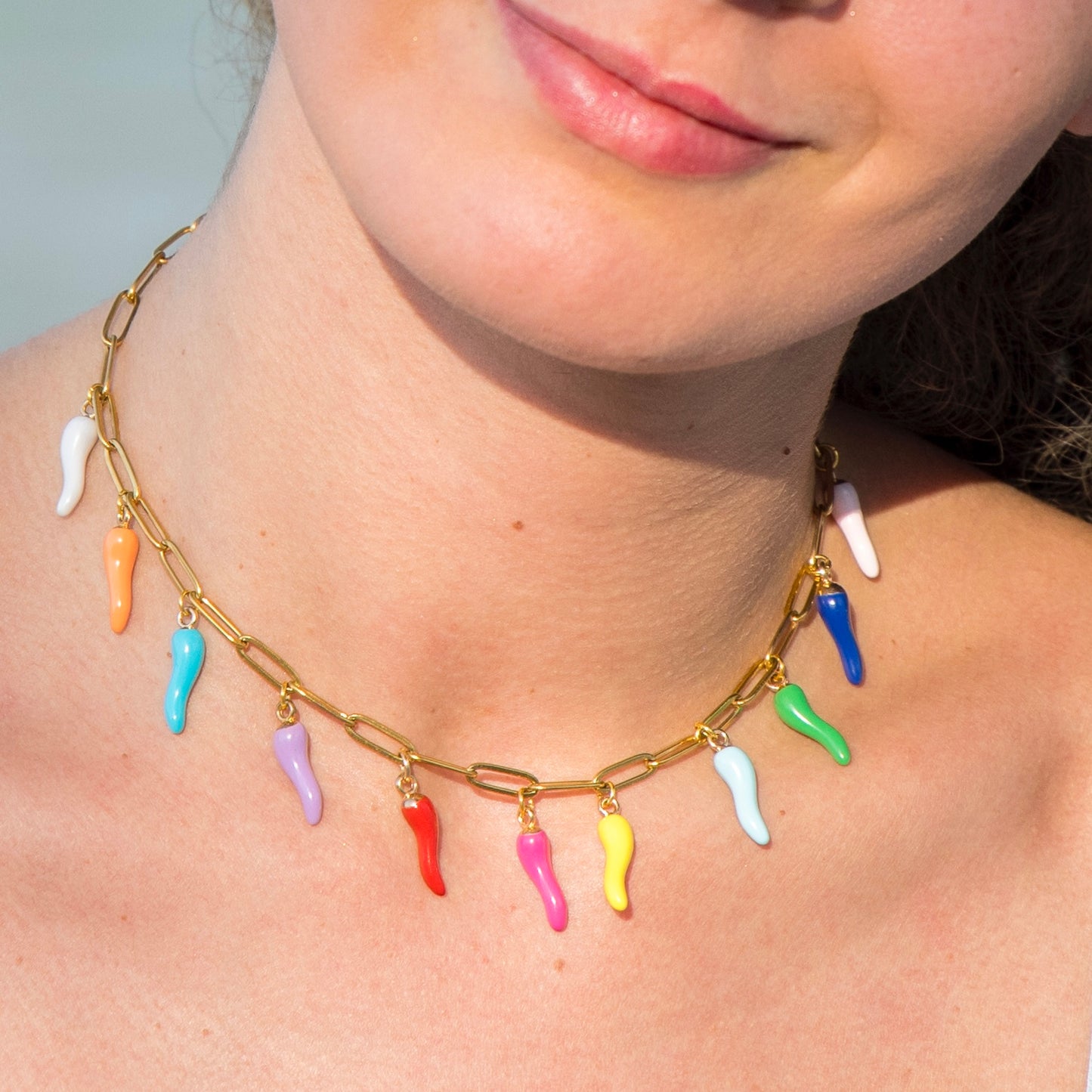 Colorful Pepper Necklace
