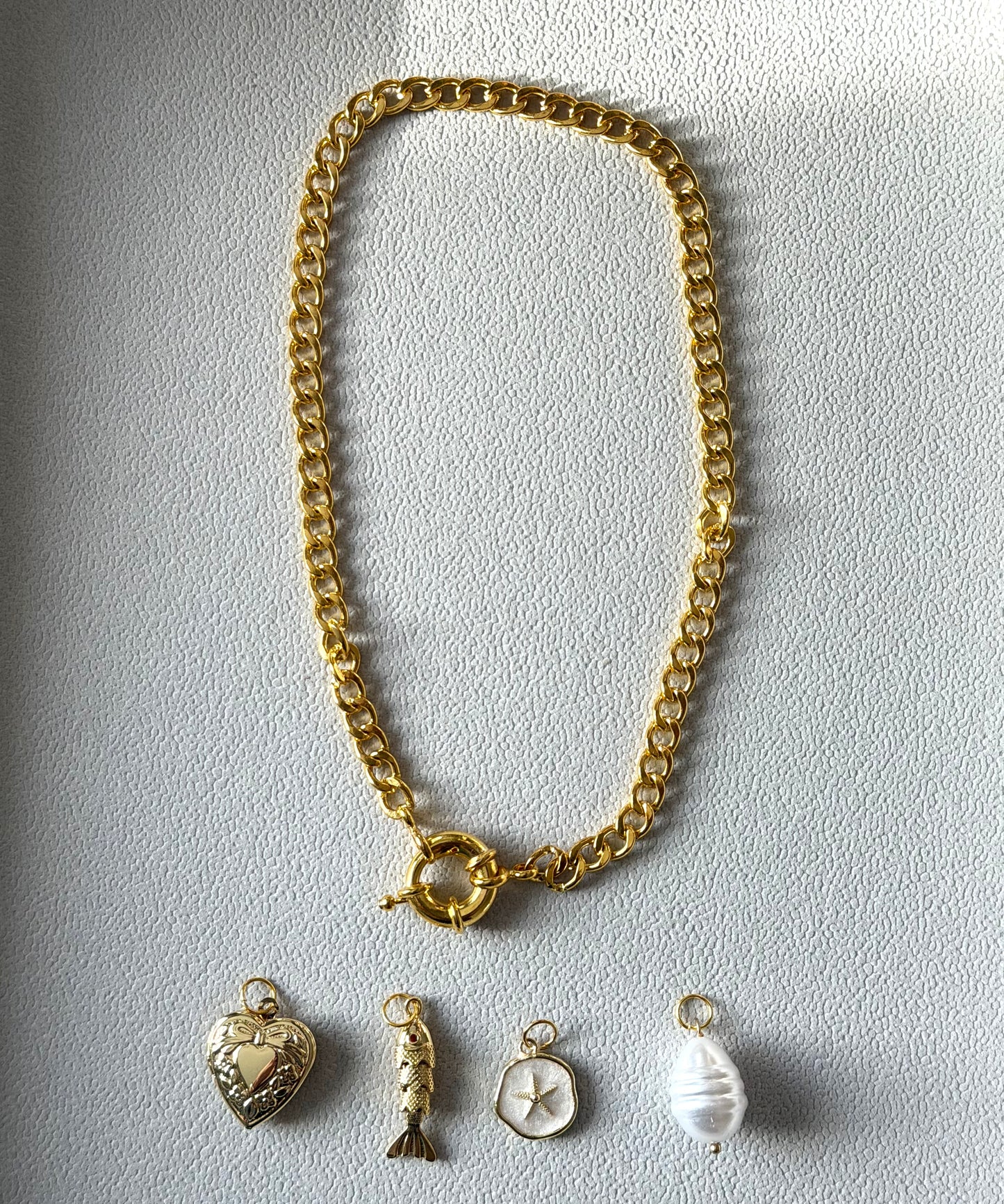 Chunky Charm Necklace