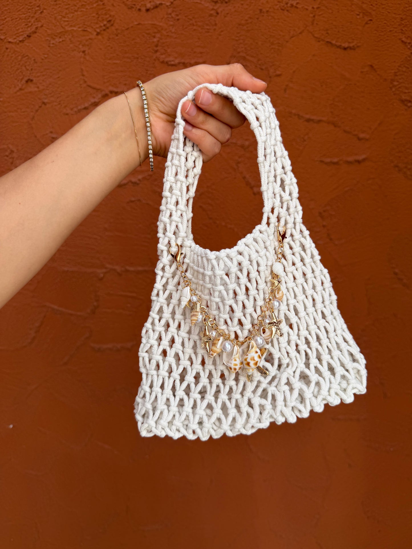 Charmed White Bag