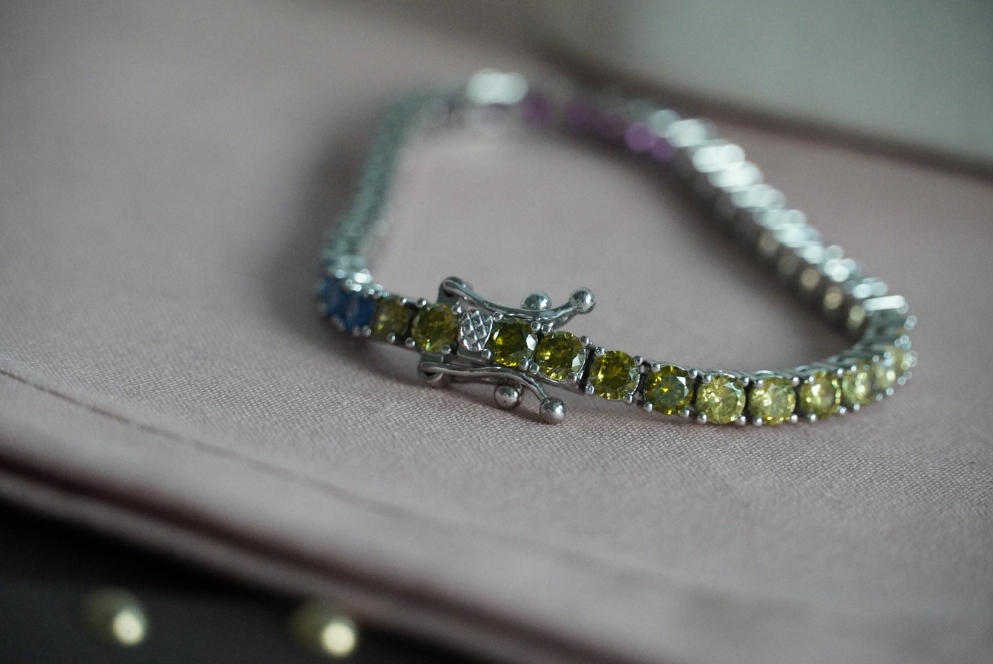 Colorful Tennis Bracelet