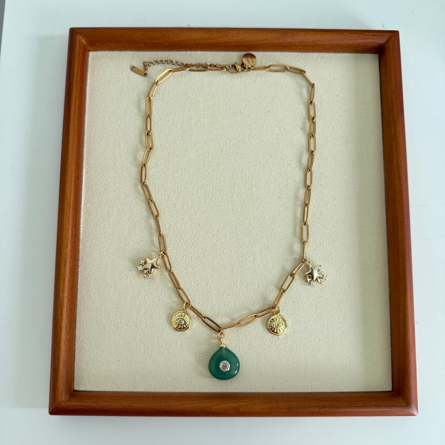 Jaded Charm Necklace