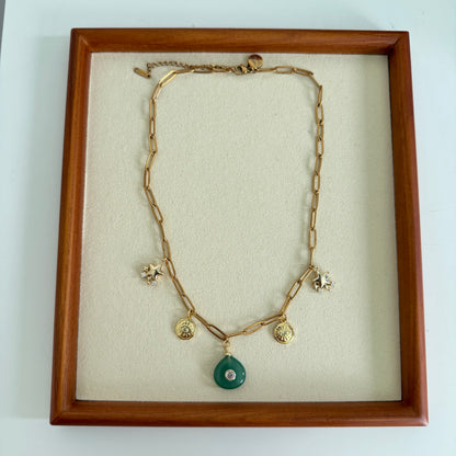 Jaded Charm Necklace
