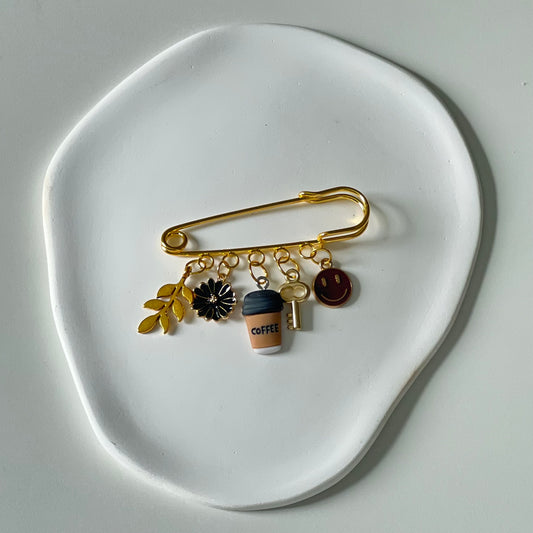 Coffee Pin Charm