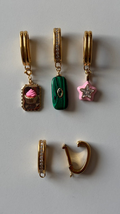 The Gilded Charm Hooks
