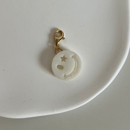 Gold Plated X Resin Charm