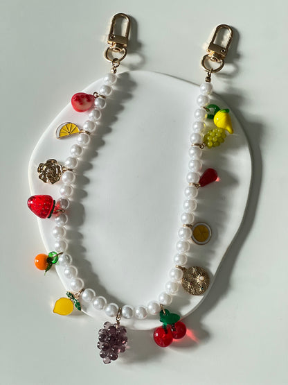 Pearl Charm Bag Chain