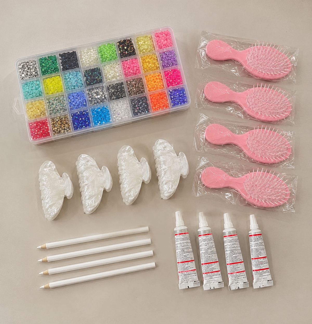 Clip & Brush Bedazzling Kit