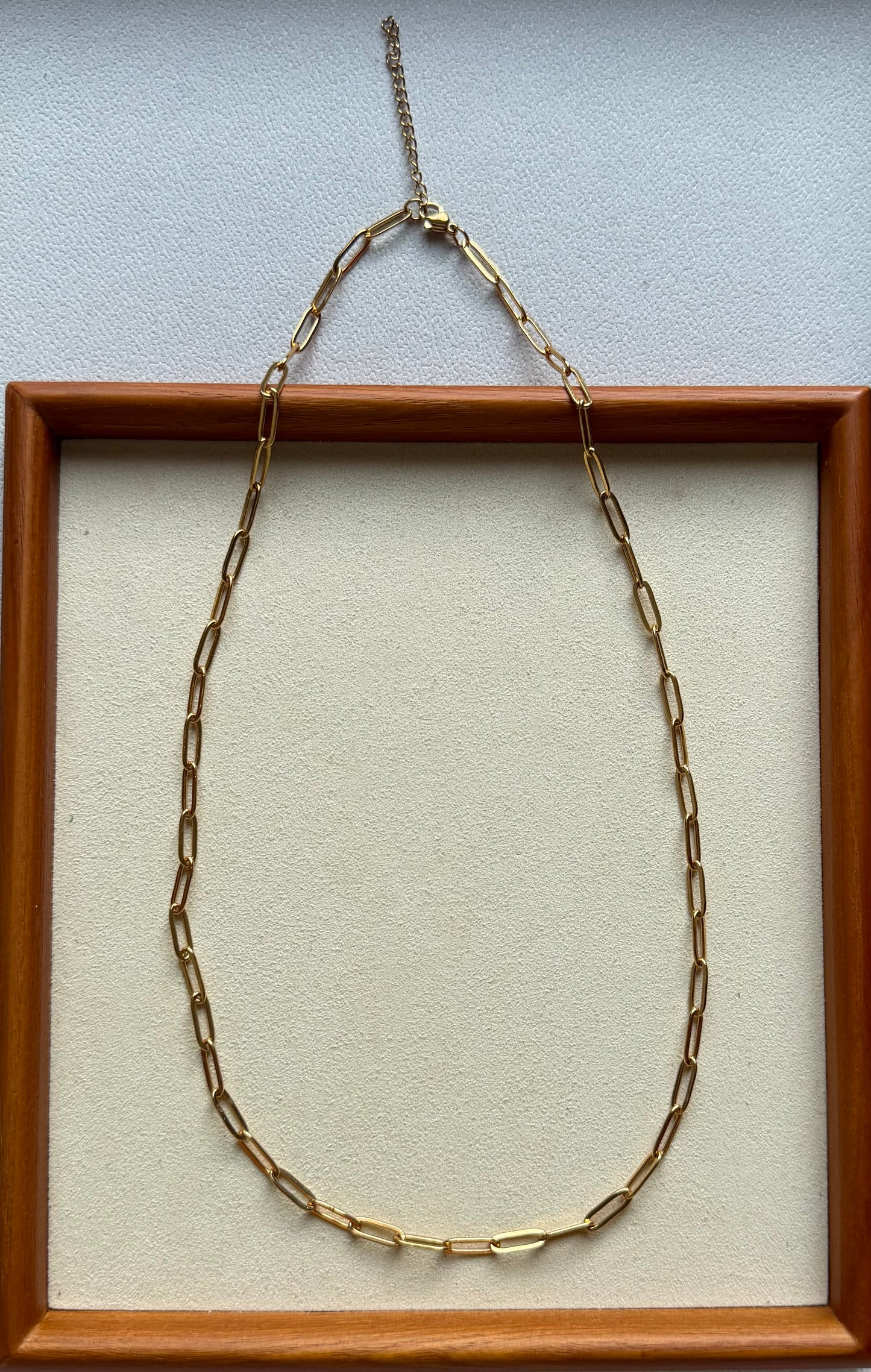 Long Paperclip Necklace