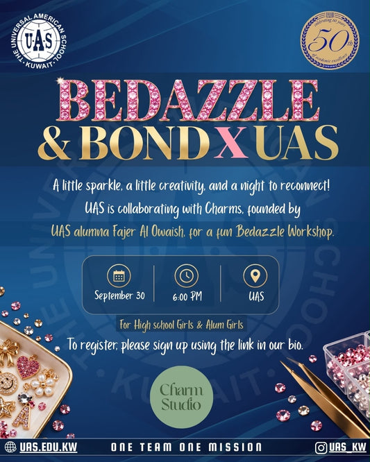 For UAS Students on- Bedazzling & Charm Making Workshop