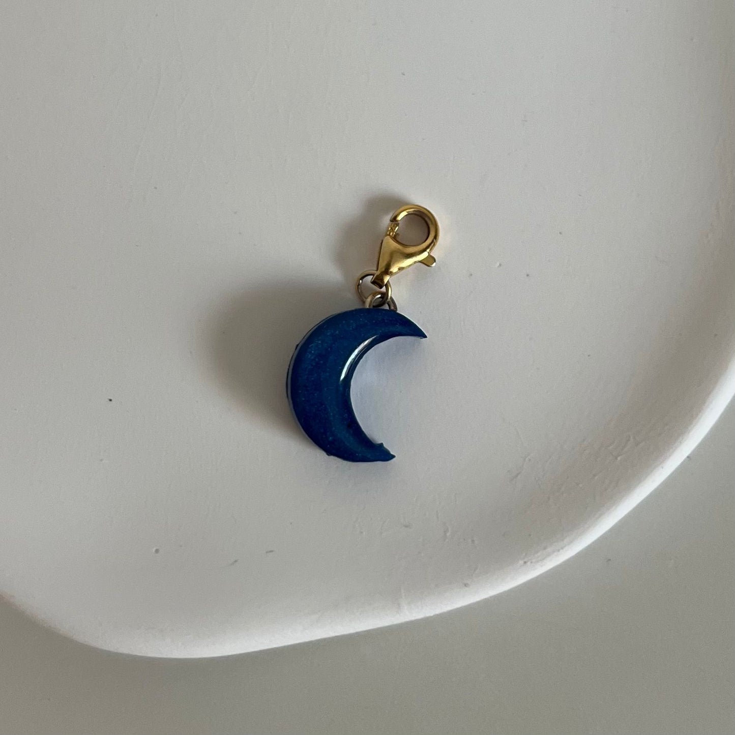 Gold Plated X Resin Charm