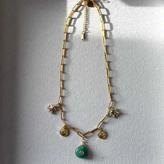 Jaded Charm Necklace