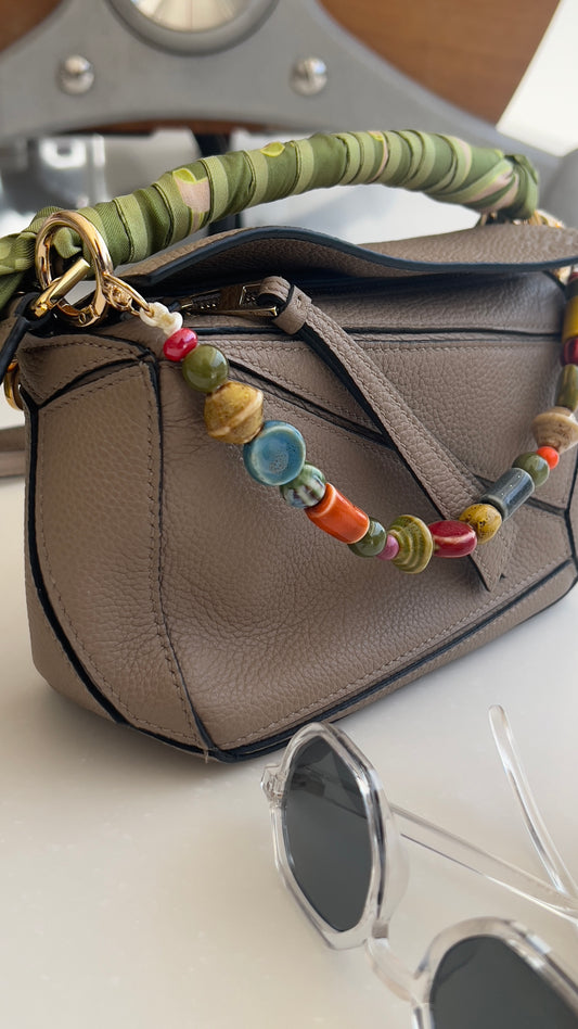 Colorful bag chain