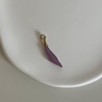 Gold Plated X Resin Charm