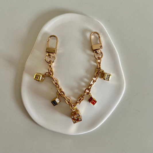 Roll the Dice Bag Chain