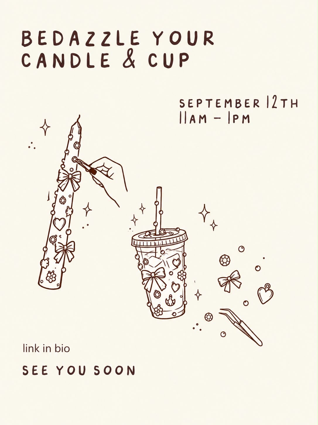 Bedazzling Public Workshop - Saturday Sept. 12