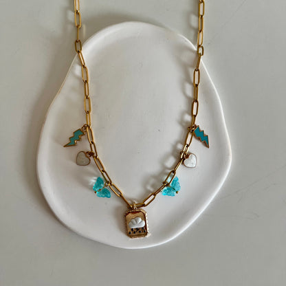 Little Cloud Charm Necklace