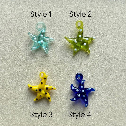 Glass Star Charm