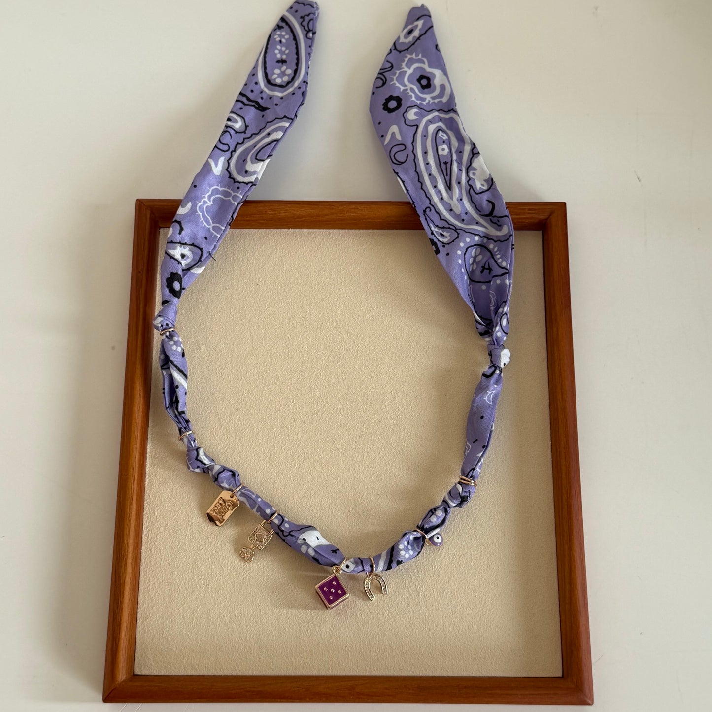 Purple Bandana