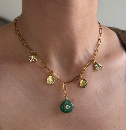 Jaded Charm Necklace