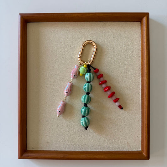 Bead Bag Charm Style 1