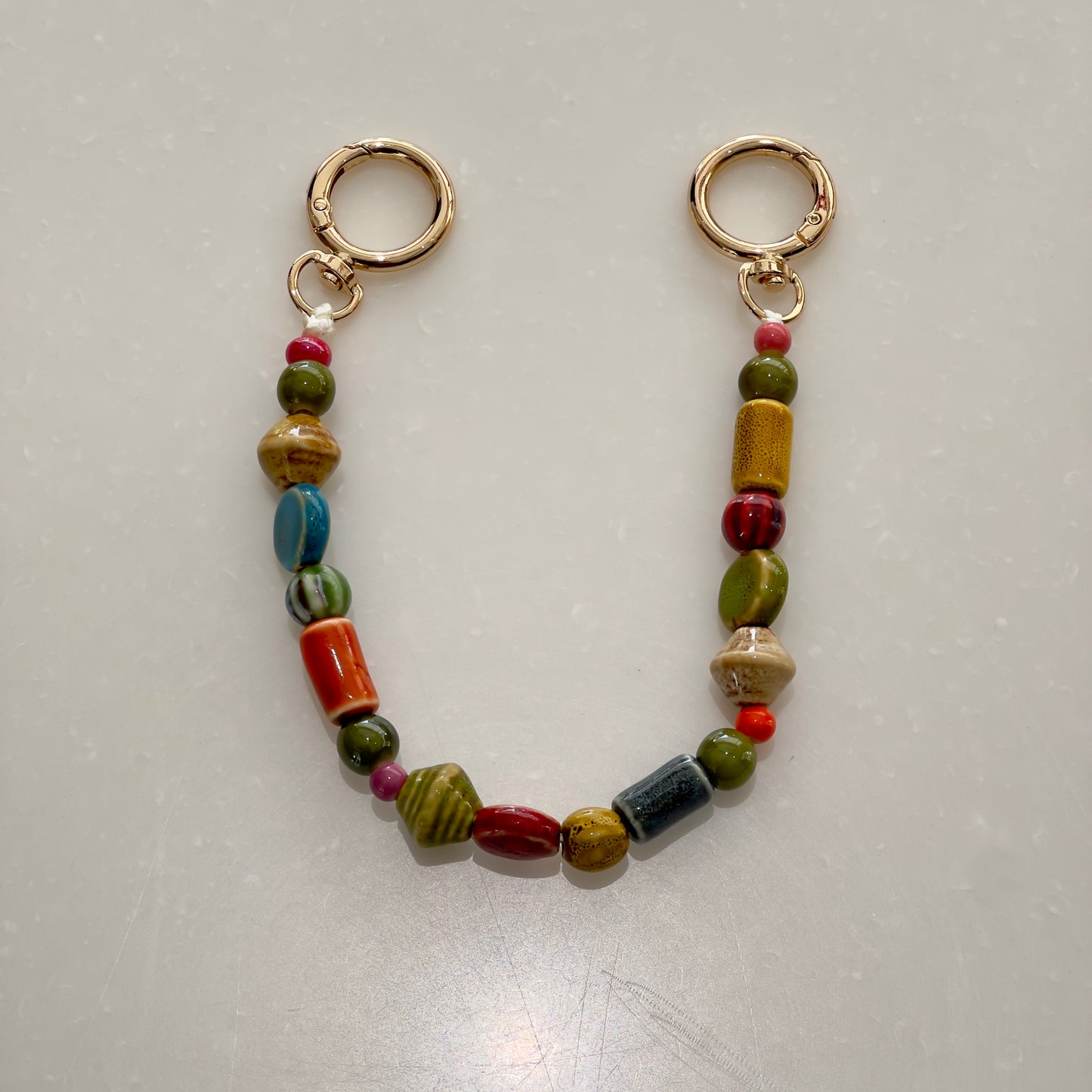 Colorful bag chain