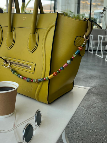 Colorful Beaded Bag Chain