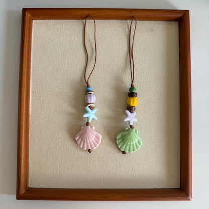 Little Ceramic Shell Charm