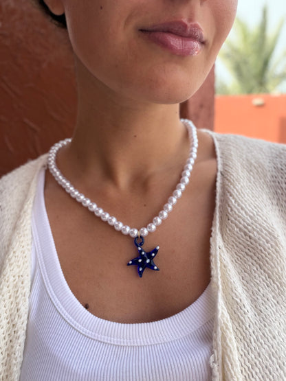 Summer Star with Pearls