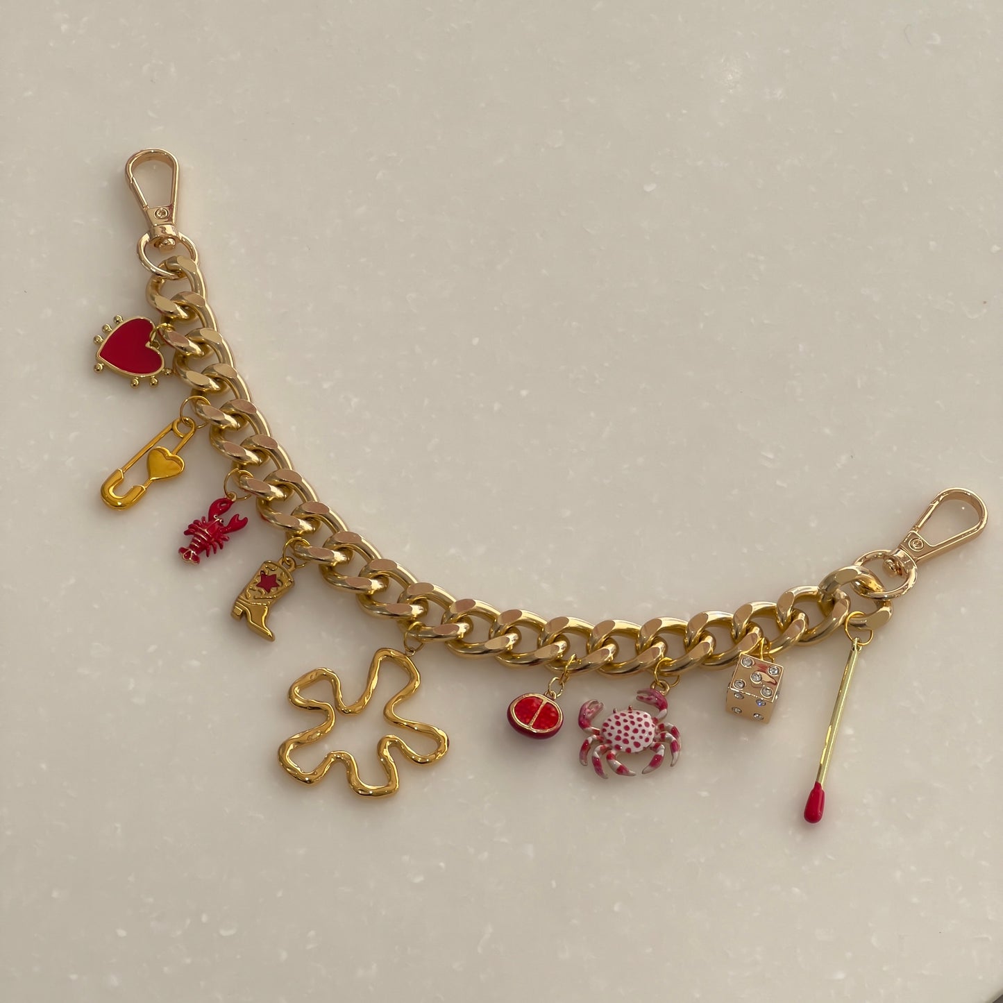 Rocking Red Bag Chain
