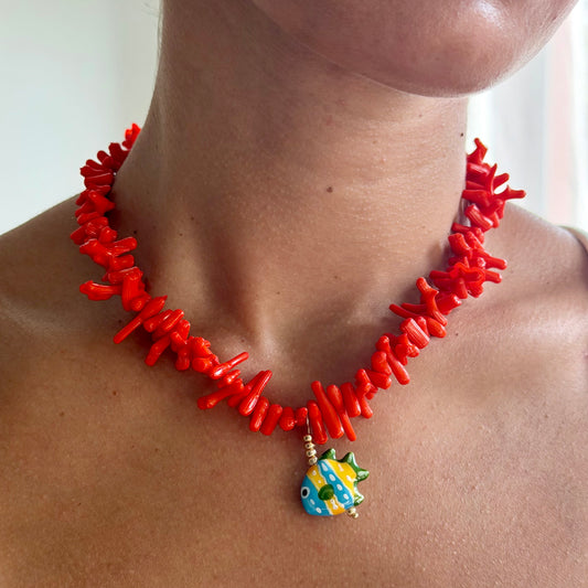 Red Coral Necklace