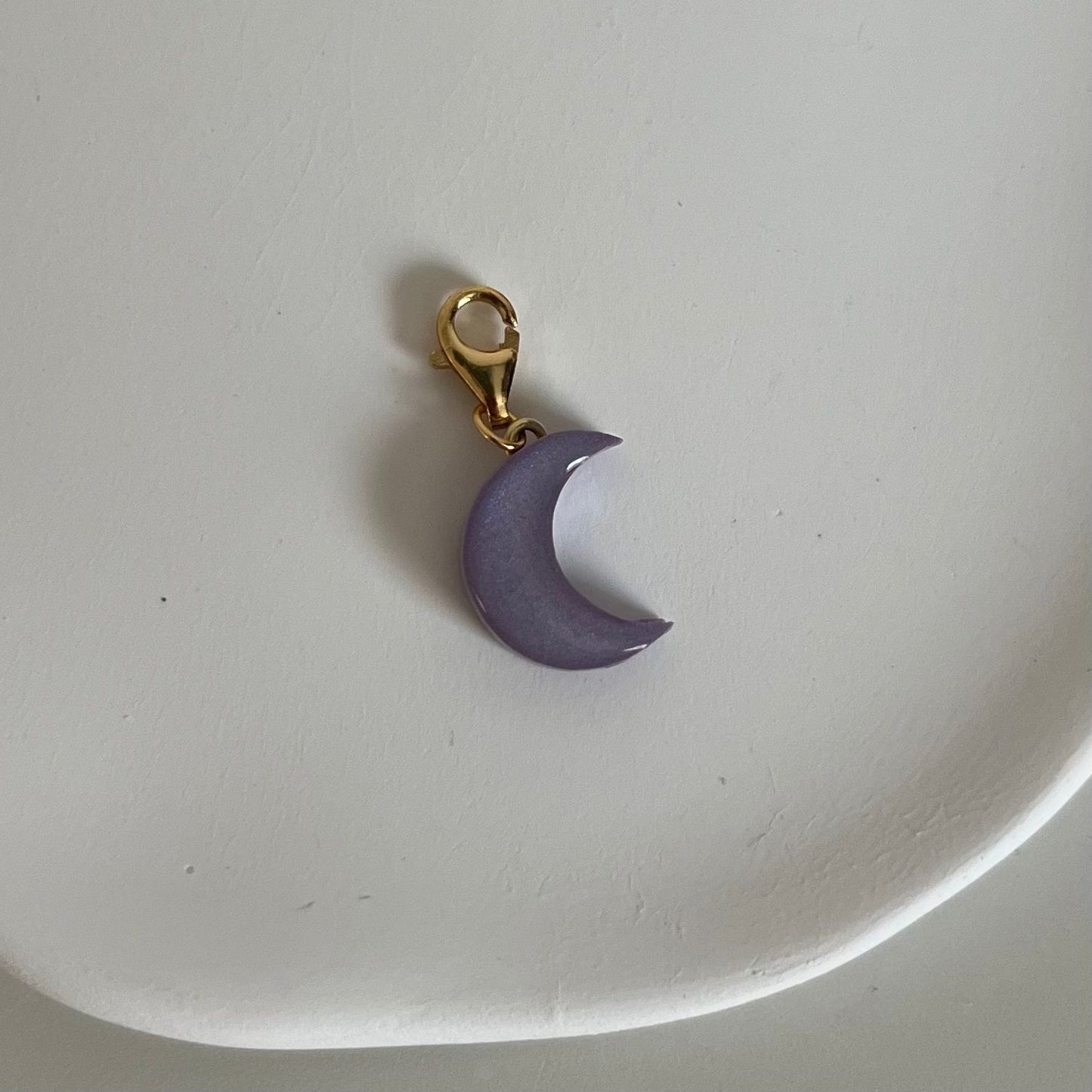 Gold Plated X Resin Charm